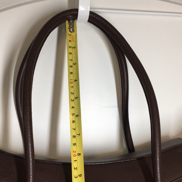 New Escada brown leather handbag handmade in Italy - Picture 13 of 16